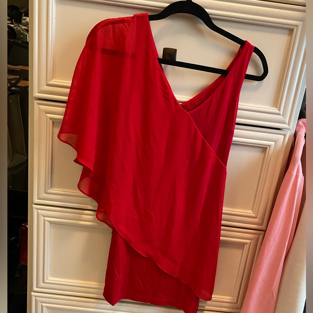 Bebe Vibrant Red Dress